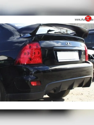 Бампер задний 21728 Priora Sport Лада ВАЗ Приора 2172 хэтчбек дорестайлинг (2008-2014)