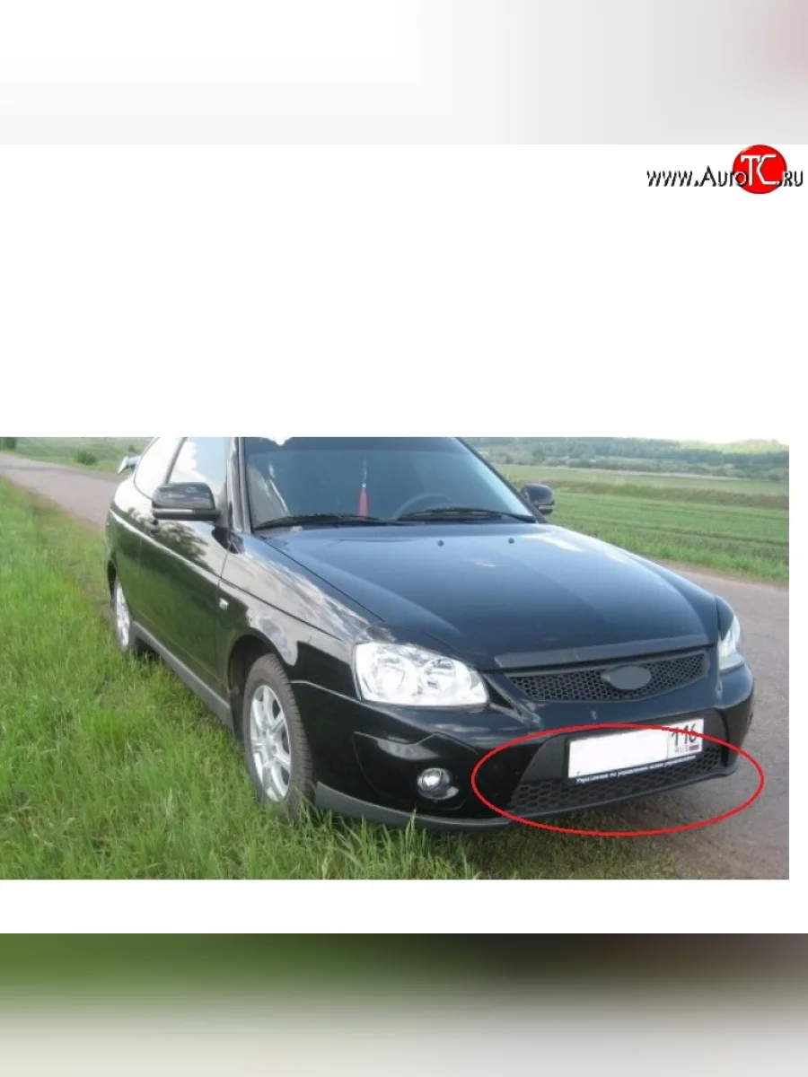 Решетка бампера 21728 Priora Sport нижняя Лада ВАЗ Приора 2171 универсал дорестайлинг  (2008-2014)  в Самаре Самарской области