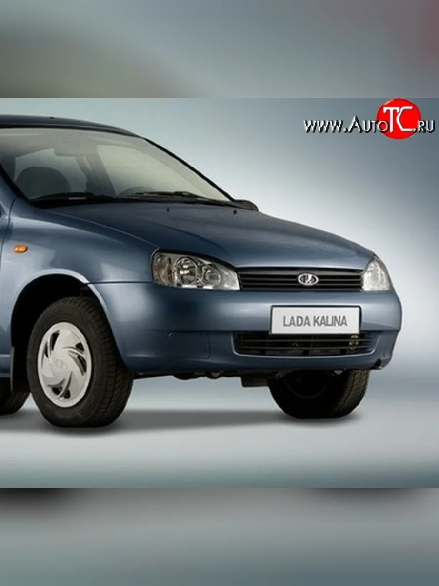 Передний бампер Стандартный (оригинал) Лада ВАЗ Калина 1119 хэтчбек (2004-2013) (Окрашенный)  в Перми Пермском крае