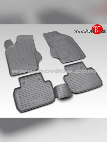 Комплект ковриков в салон Element 4 шт. (полиуретан) Alfa Romeo 147 937A дорестайлинг, хэтчбэк 3 дв. (2000-2004)