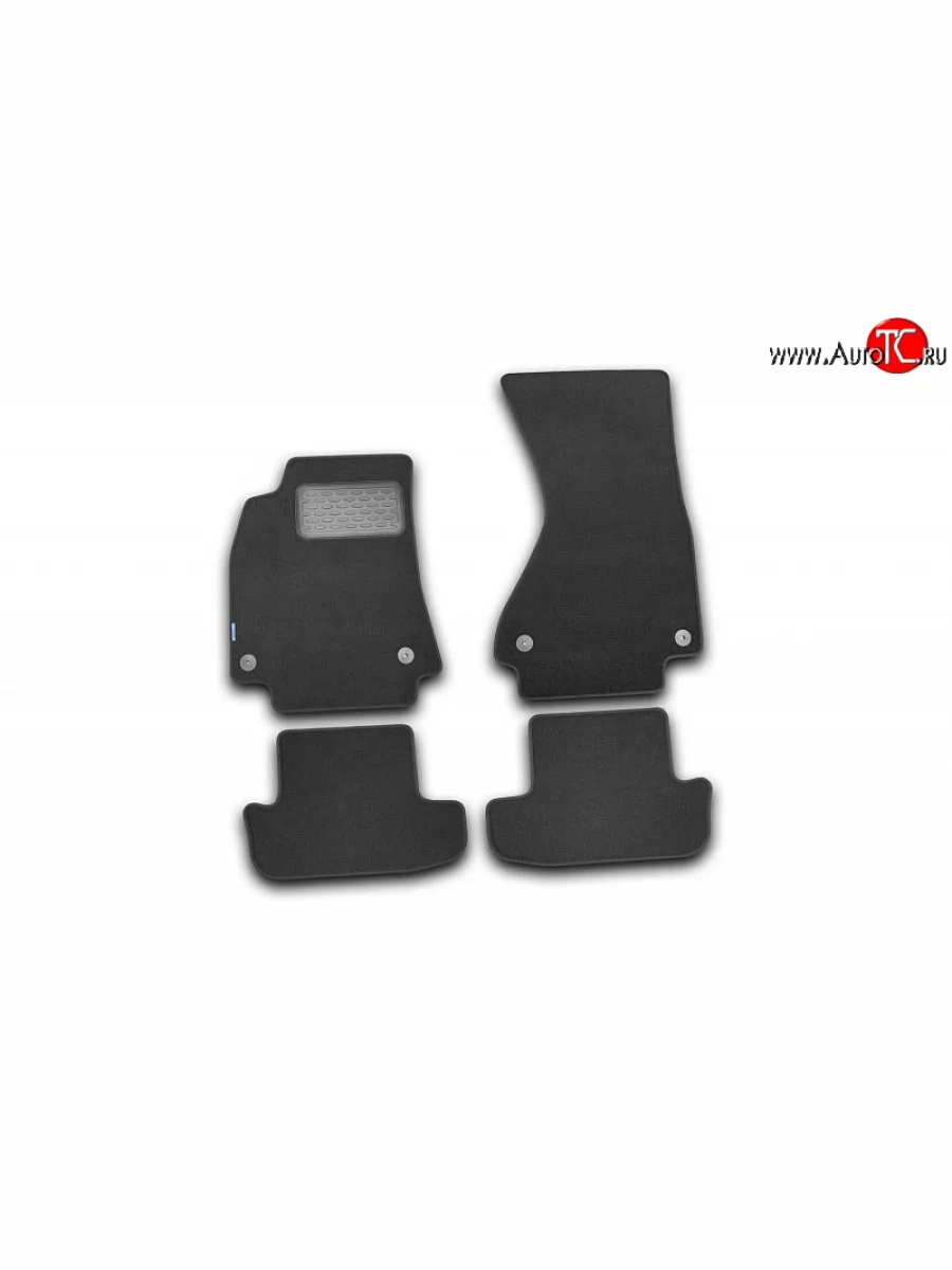 Коврики в салон Element 4 шт. (текстиль) Audi A5 8T дорестайлинг, лифтбэк (2007-2011)  с доставкой в г. Пермь