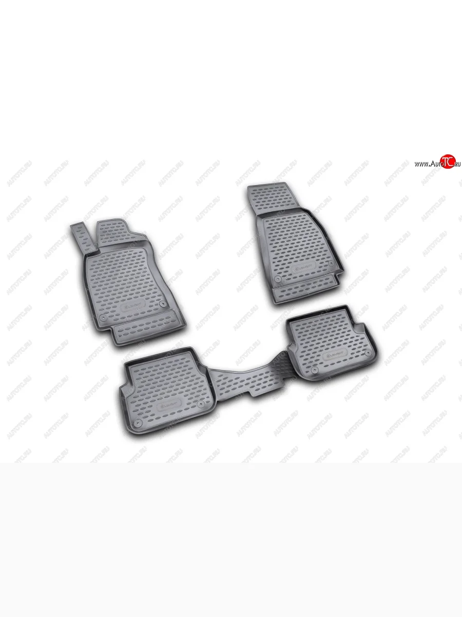 Коврики в салон Element 4 шт. (полиуретан) Audi A6 C6 дорестайлинг, универсал (2004-2008)  с доставкой в г. Керчь