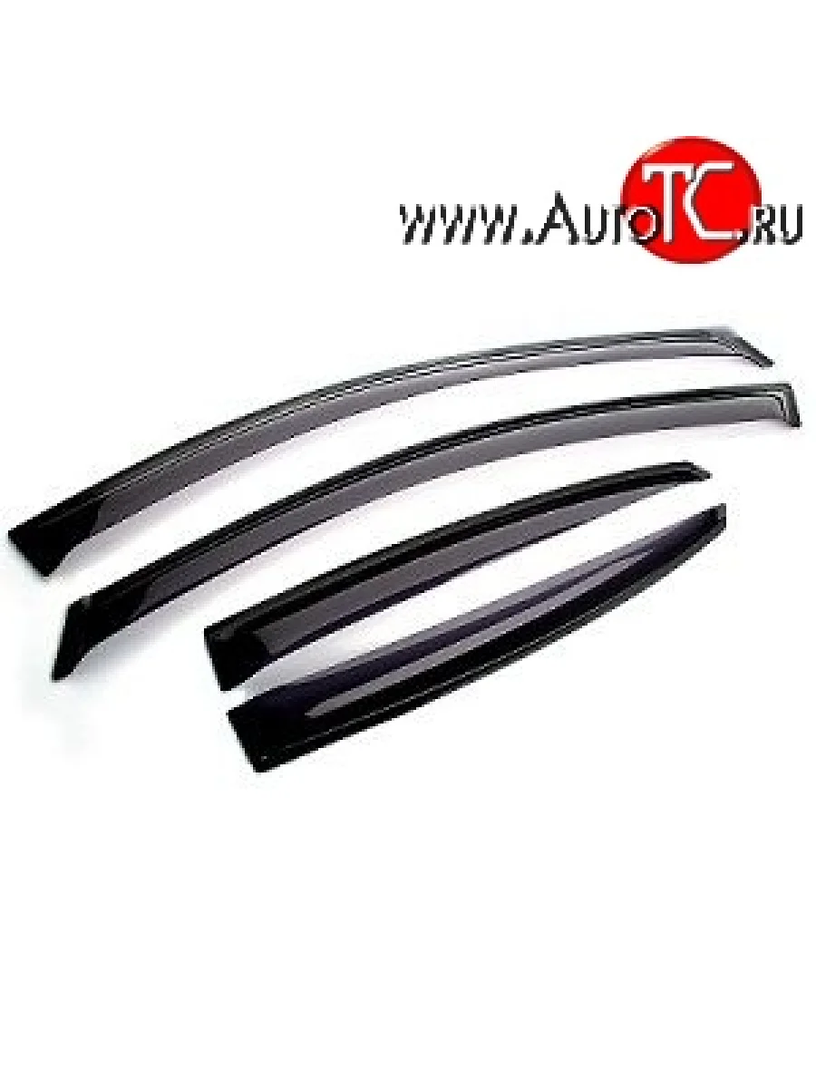 Дефлекторы окон (ветровики) Novline 4 шт  Audi Q5 (2008-2017) 8R  в Самаре Самарской области