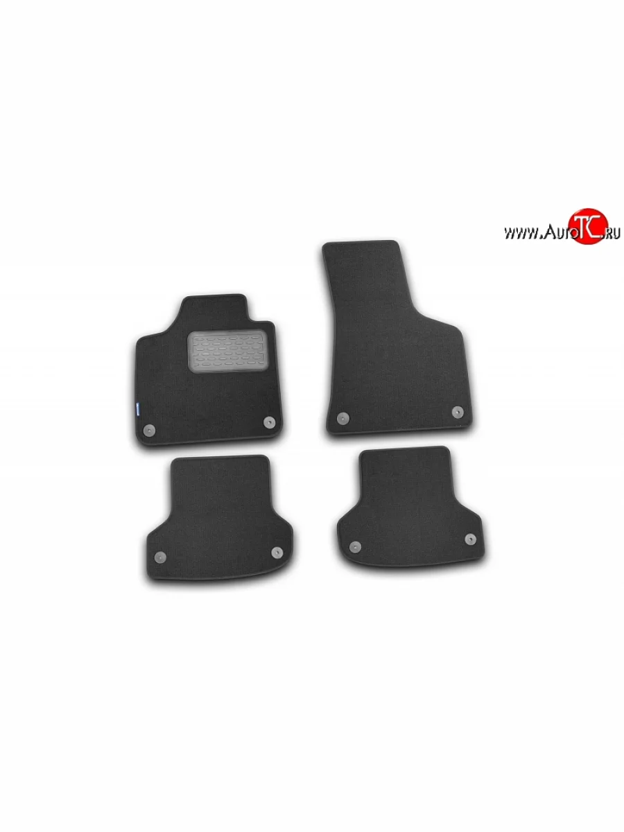 Коврики в салон Element 4 шт. (текстиль) (АКПП) Audi Q5 8R дорестайлинг (2008-2012)  с доставкой в г. Керчь