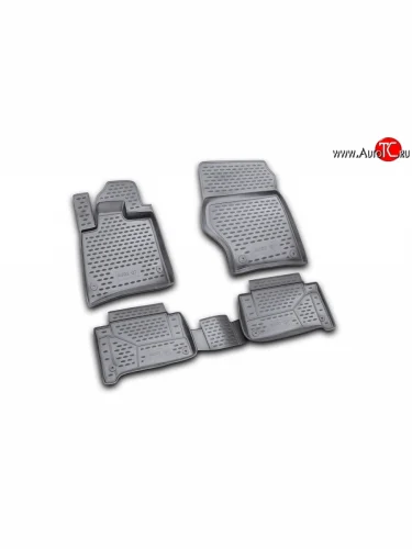 Коврики в салон Element 4 шт. (полиуретан) Audi Q7 4L дорестайлинг (2005-2009)