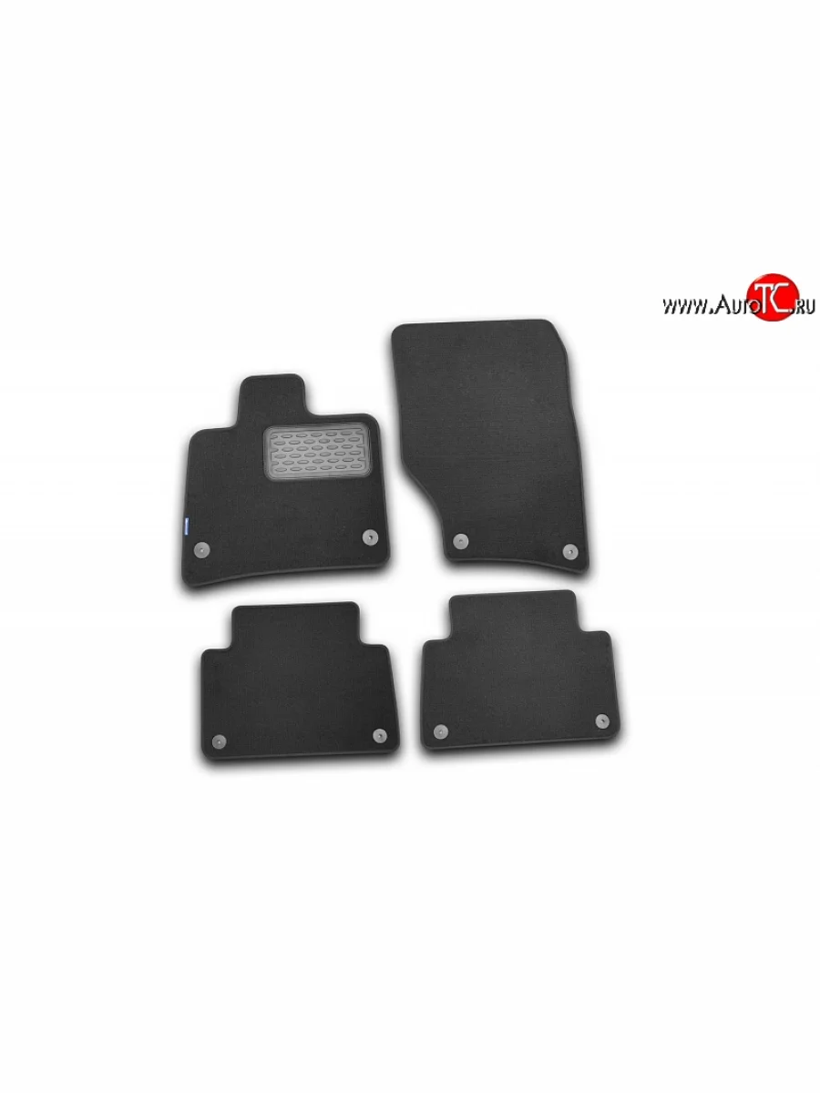 Коврики в салон Element 4 шт. (текстиль) Audi Q7 4L дорестайлинг (2005-2009)  с доставкой в г. Керчь