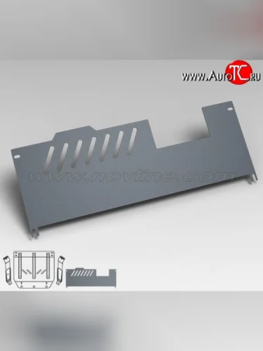Защита радиатора лицевая Novline (3.9, МКПП, 3 мм) Avia D120 (2010-2014)