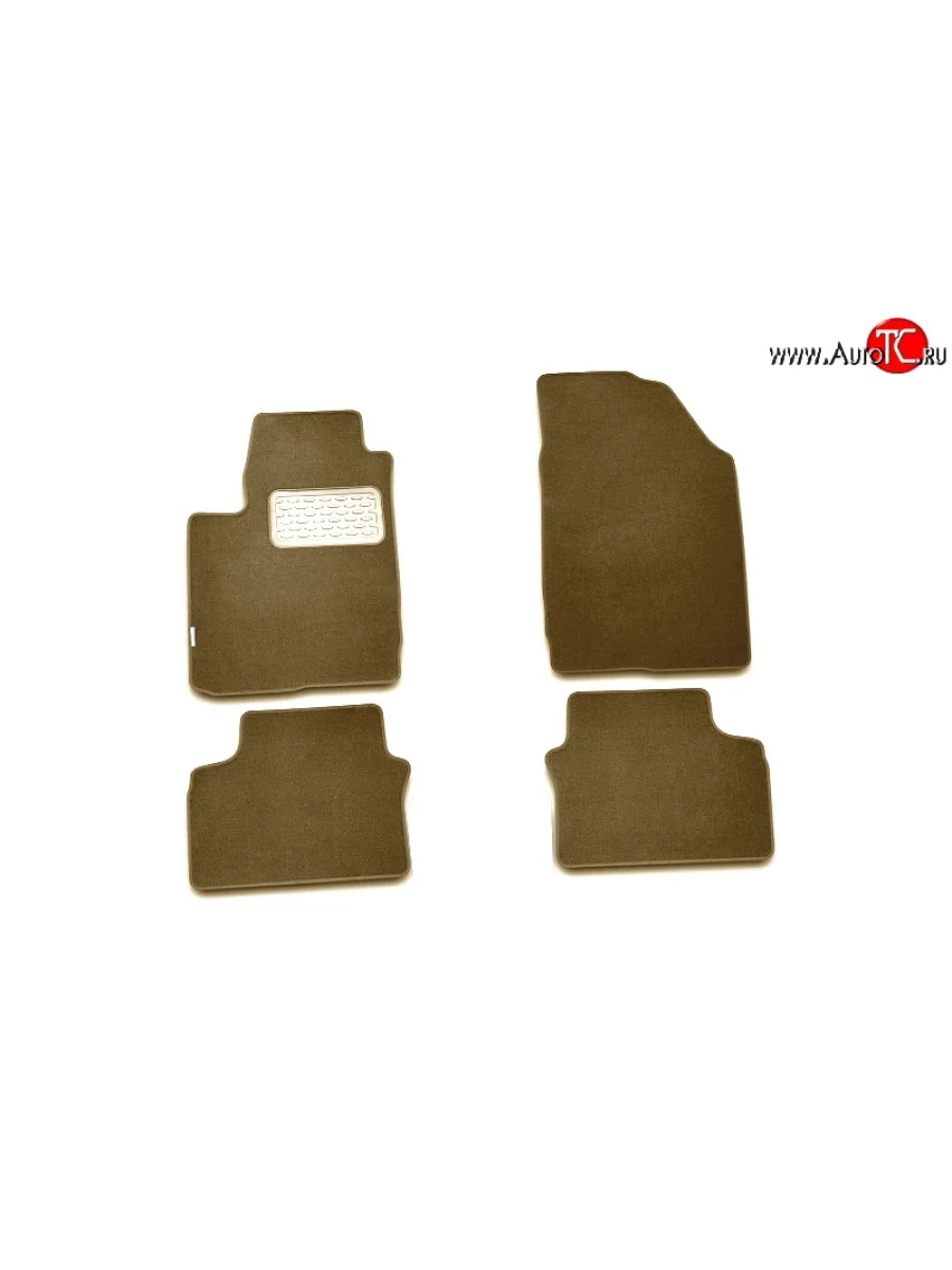 Комплект ковриков в салон (седан, АКПП) Element 4 шт. (текстиль, бежевые)  BMW 3 серия (2004-2012) E90, E91  в Самаре Самарской области