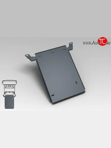Защита коробки передач Novline (2.0, АКПП, 4 мм) BMW X3 F25 дорестайлинг (2010-2014)