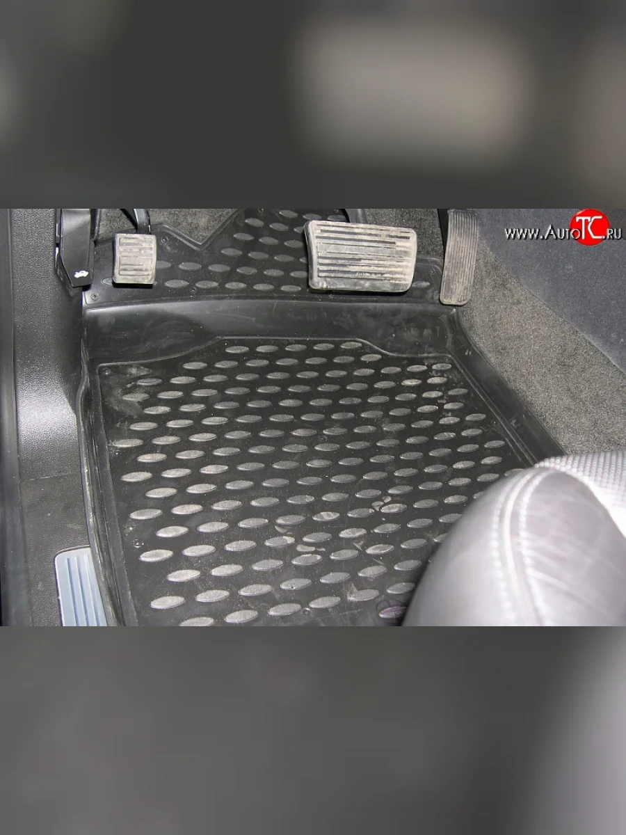 Коврики в салон Element 4 шт. (полиуретан) Cadillac Escalade GMT926 джип 5 дв. короткая база (2006-2014) (Черные)  с доставкой в г. Керчь