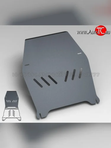 Защита картера двигателя Novline (3.6/4.6, АКПП, 3 мм) Cadillac SRX (2004-2009)