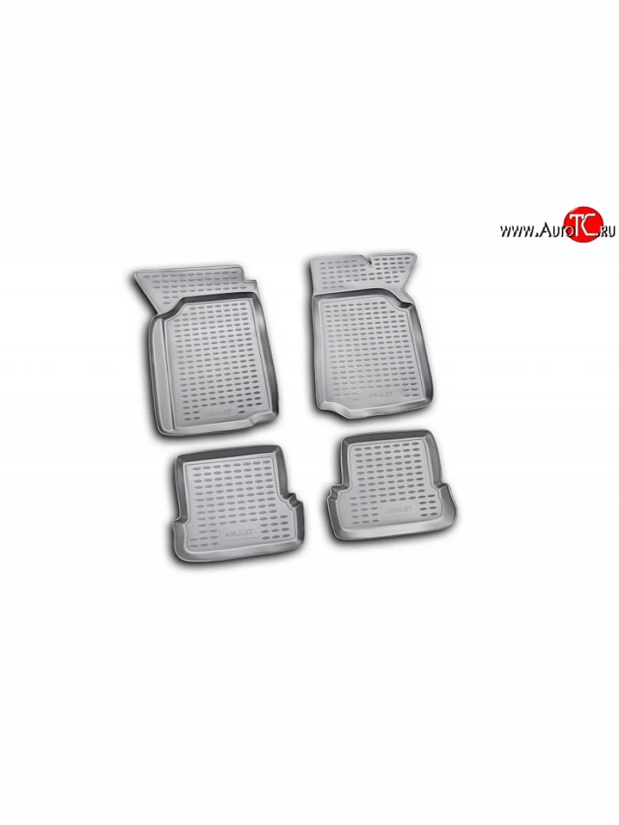Коврики в салон (седан) Element 4 шт. (полиуретан) Chery Amulet (Corda) A15 лифтбэк (2003-2010)  с доставкой в г. Керчь