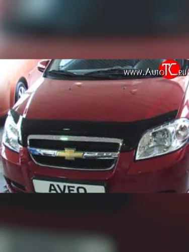 Дефлектор капота NovLine Chevrolet Aveo  T250 (2006-2011), ЗАЗ Vida (2012-2018)