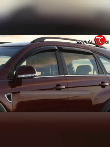 Дефлекторы окон (ветровики) Novline 4 шт Chevrolet Captiva (2011-2016), Opel Antara (2010-2015)