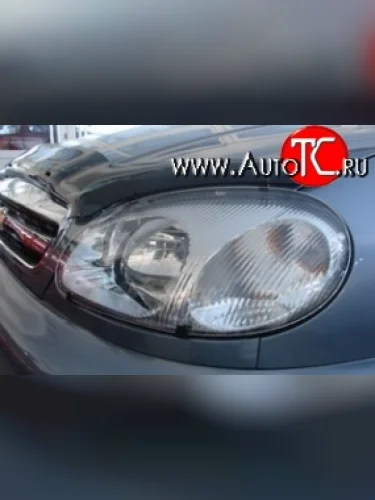 Прозрачная защита передних фар Novline Chevrolet Lanos ( T100,  T150,  седан) (1997-2017), Daewoo Sense  Т100 (1997-2008), ЗАЗ Chance ( седан,  хэтчбэк) (2009-2017), ЗАЗ Sens ( седан,  хэтчбэк) (2007-2017)