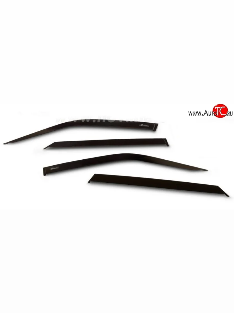 Комплект дефлекторов окон (ветровиков) 4 шт. Novline (литьевой поликарбонат)  Chevrolet Niva (2002-2020), Лада ВАЗ 2123 (Нива Шевроле) (2002-2021)  в Керчи Республика Крым