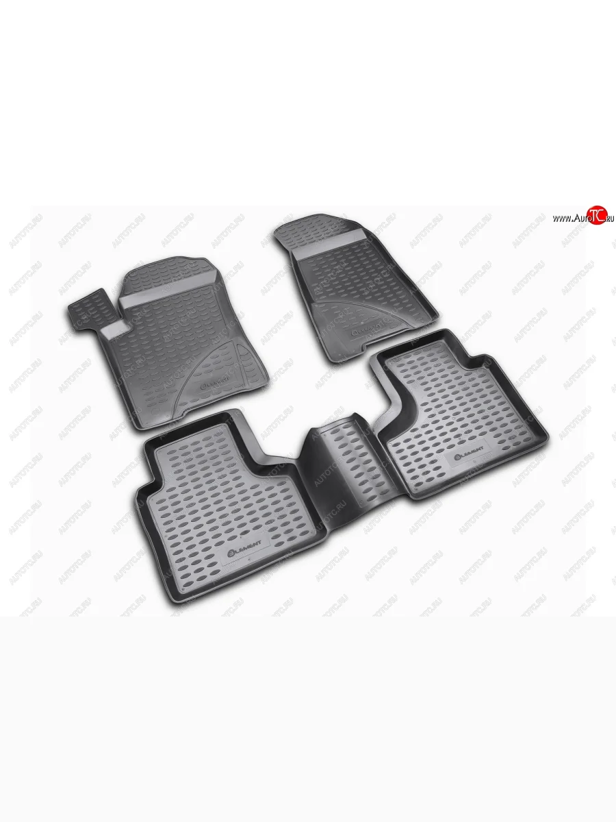 Коврики в салон Element 4 шт. (полиуретан)  Chevrolet Niva (2002-2008), Лада ВАЗ 2123 (Нива Шевроле) (2002-2008)  в Самаре Самарской области
