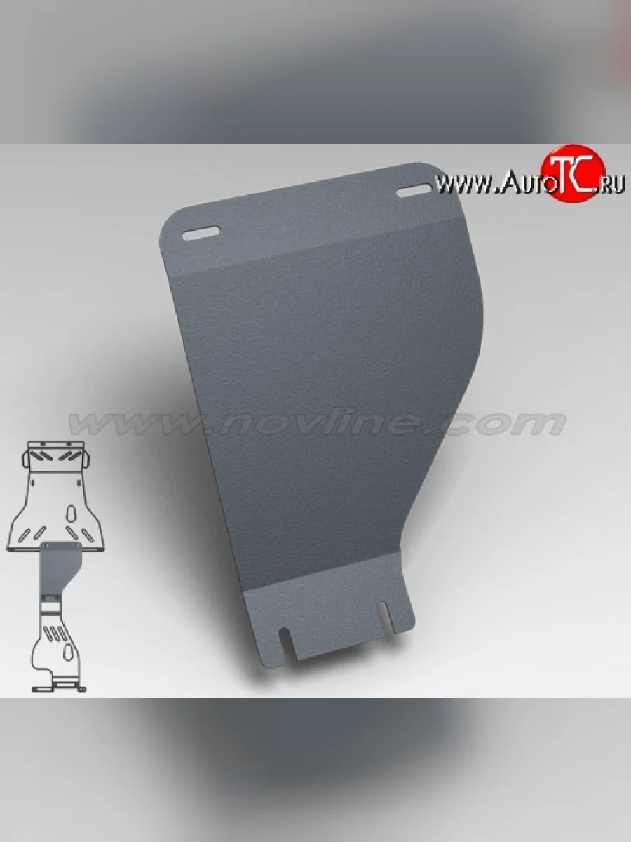 Защита коробки передач Novline (1.7, МКПП) Лада ВАЗ 2123 (Нива Шевроле) 1 рестайлинг (2009-2020) (Лист 3 мм)  с доставкой в г. Керчь