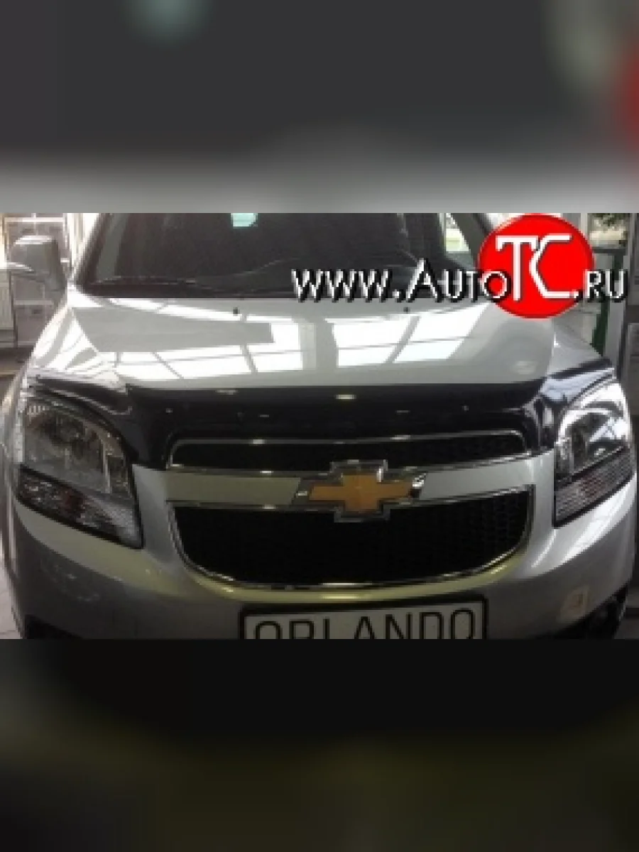 Дефлектор капота темный SIM Chevrolet Orlando (2011-2018)  в Керчи Республика Крым