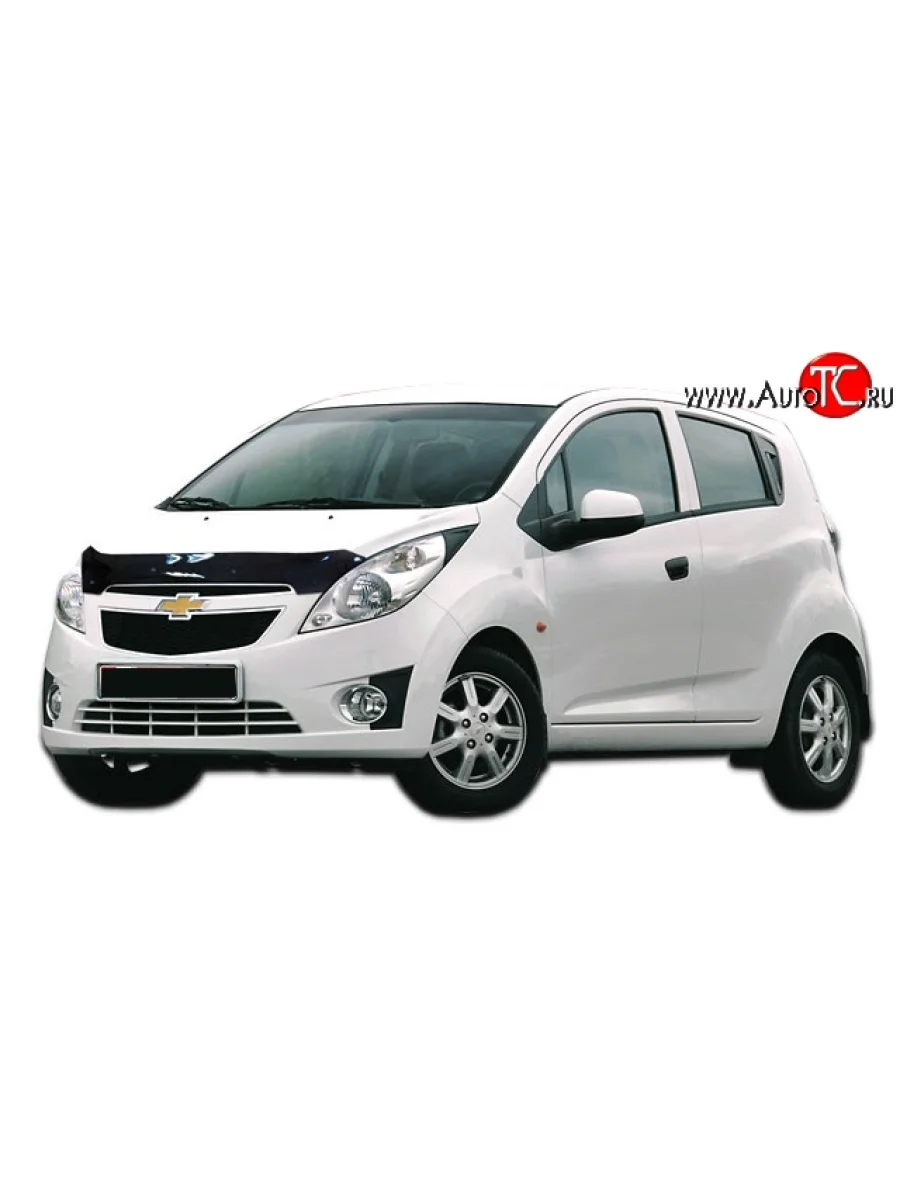 Дефлектор капота NovLine Chevrolet Spark M300 дорестайлинг (2010-2015)  в Керчи Республика Крым