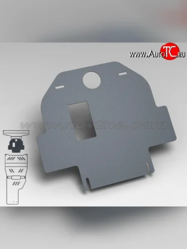 Защита картера двигателя (2.8/3,6, АКПП, 3 мм) Novline Chevrolet Trailblazer GM800 дорестайлинг (2012-2016)