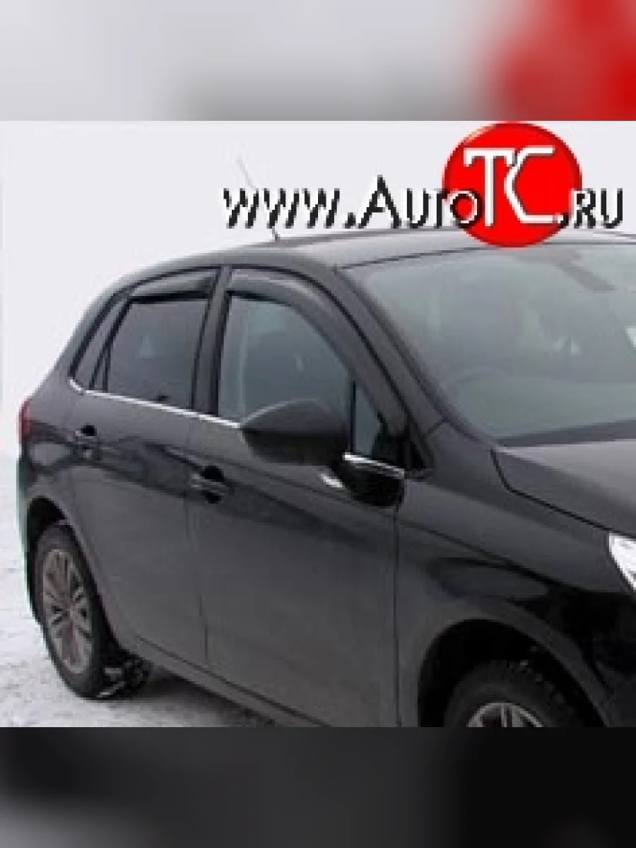 Дефлекторы окон (ветровики) Novline 4 шт. CITROEN C4 aircross (2012-2017)  в Керчи Республика Крым