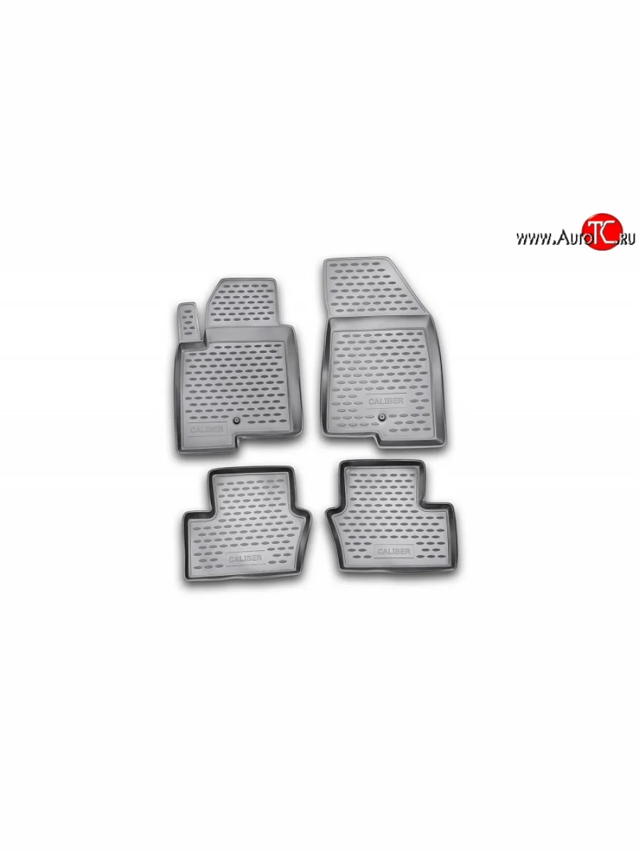 Коврики в салон Element 4 шт. (полиуретан) Dodge Caliber (2006-2012)  в Керчи Республика Крым