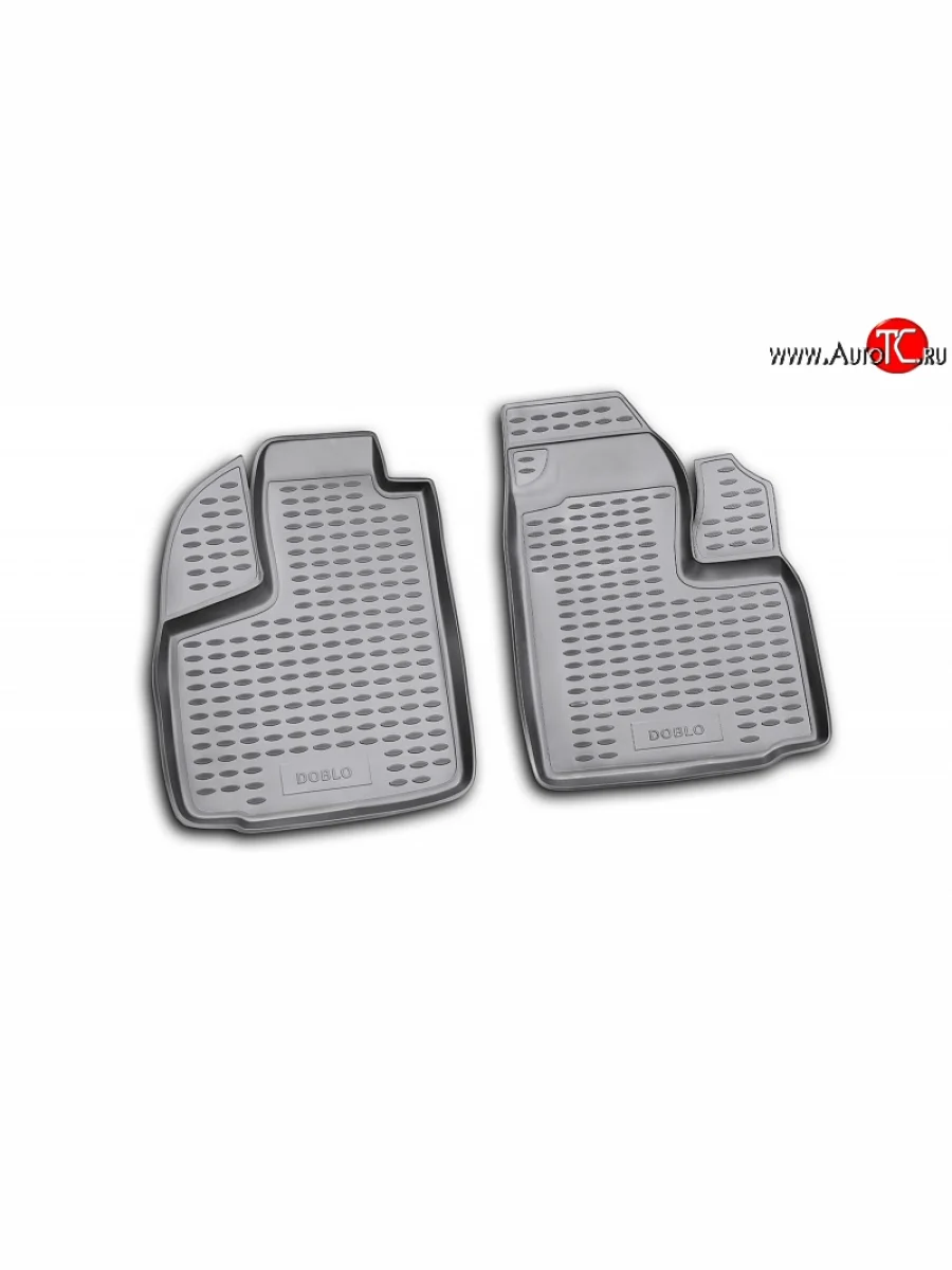Коврики в салон Element 2 шт. (полиуретан) (Cargo) Fiat Doblo 223 дорестайлинг (2000-2005)  с доставкой в г. Керчь