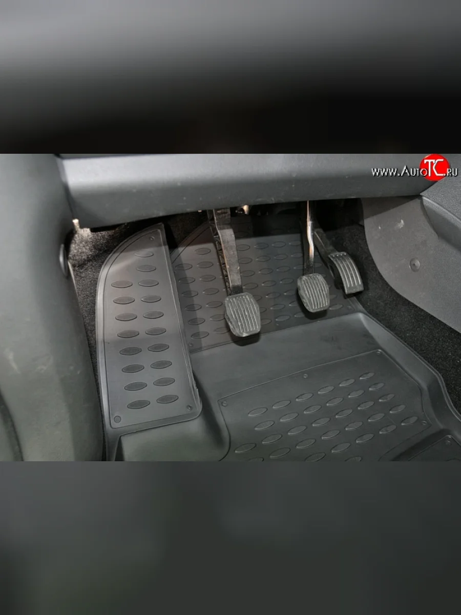 Коврики в салон Element 4 шт. (полиуретан) Ford C-max Mk1 рестайлинг (2007-2010)  с доставкой в г. Керчь