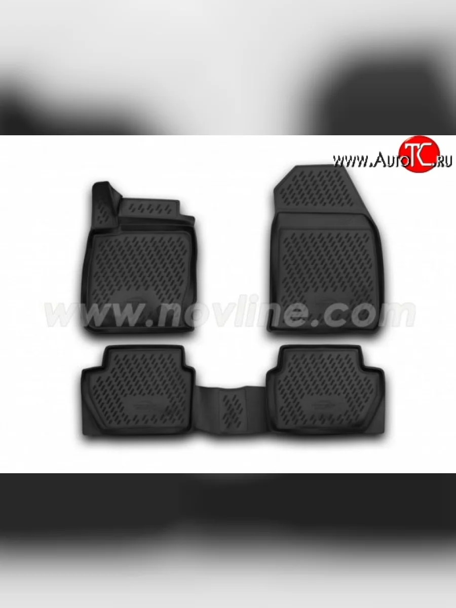 Комплект ковриков в салон Element 4 шт. (полиуретан) Ford EcoSport дорестайлинг (2013-2019)  в Перми Пермском крае