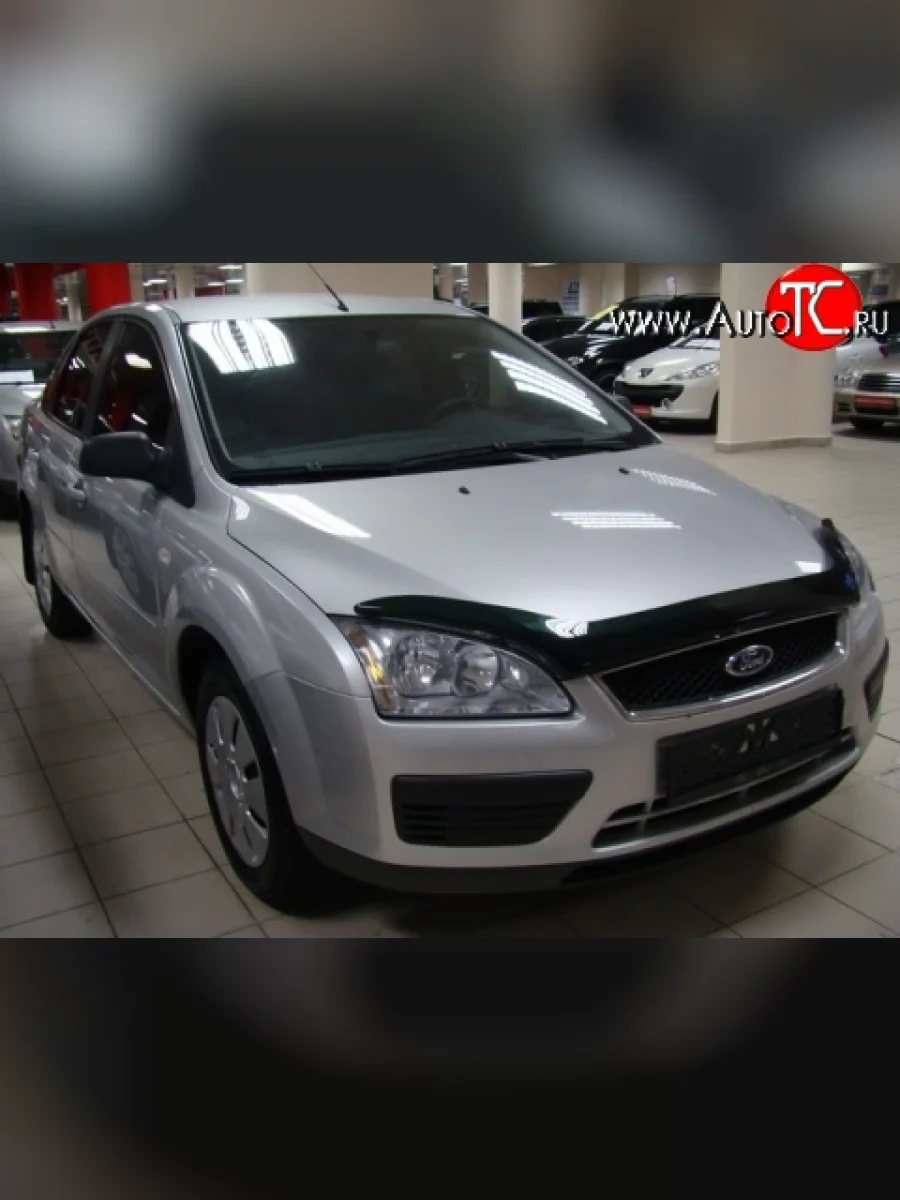 Дефлектор капота NovLine Ford Focus 2 хэтчбэк 3 дв. дорестайлинг (2004-2007)  в Керчи Республика Крым