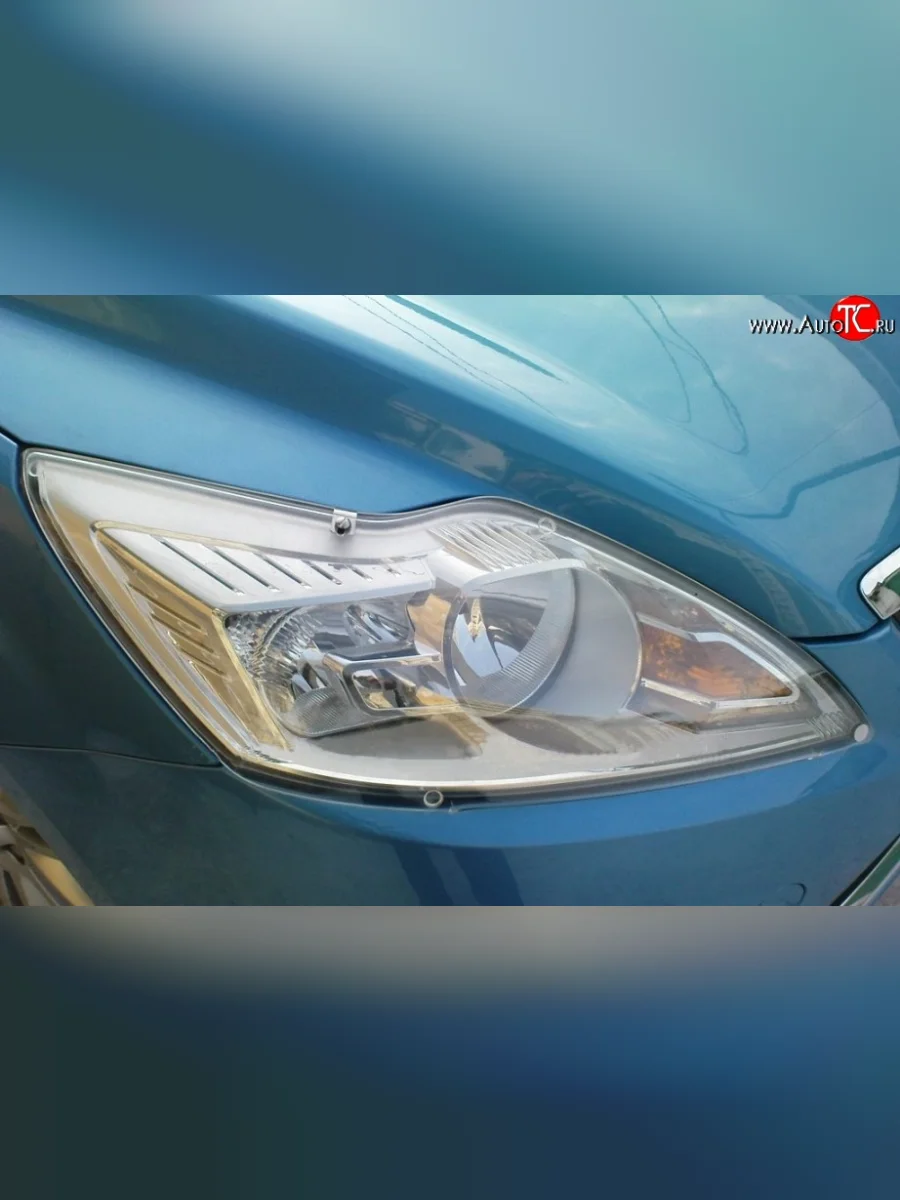 Прозрачная защита передних фар NovLine Ford Focus 2 хэтчбэк 3 дв. рестайлинг (2007-2011)  с доставкой в г. Керчь