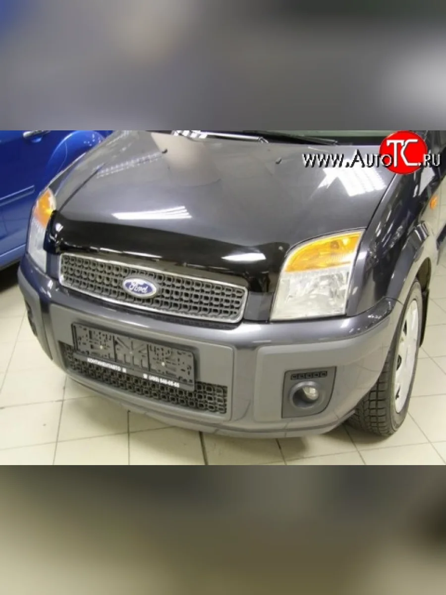 Дефлектор капота NovLine . Ford Fusion 1 хэтчбэк дорестайлинг (2002-2005)  в Керчи Республика Крым