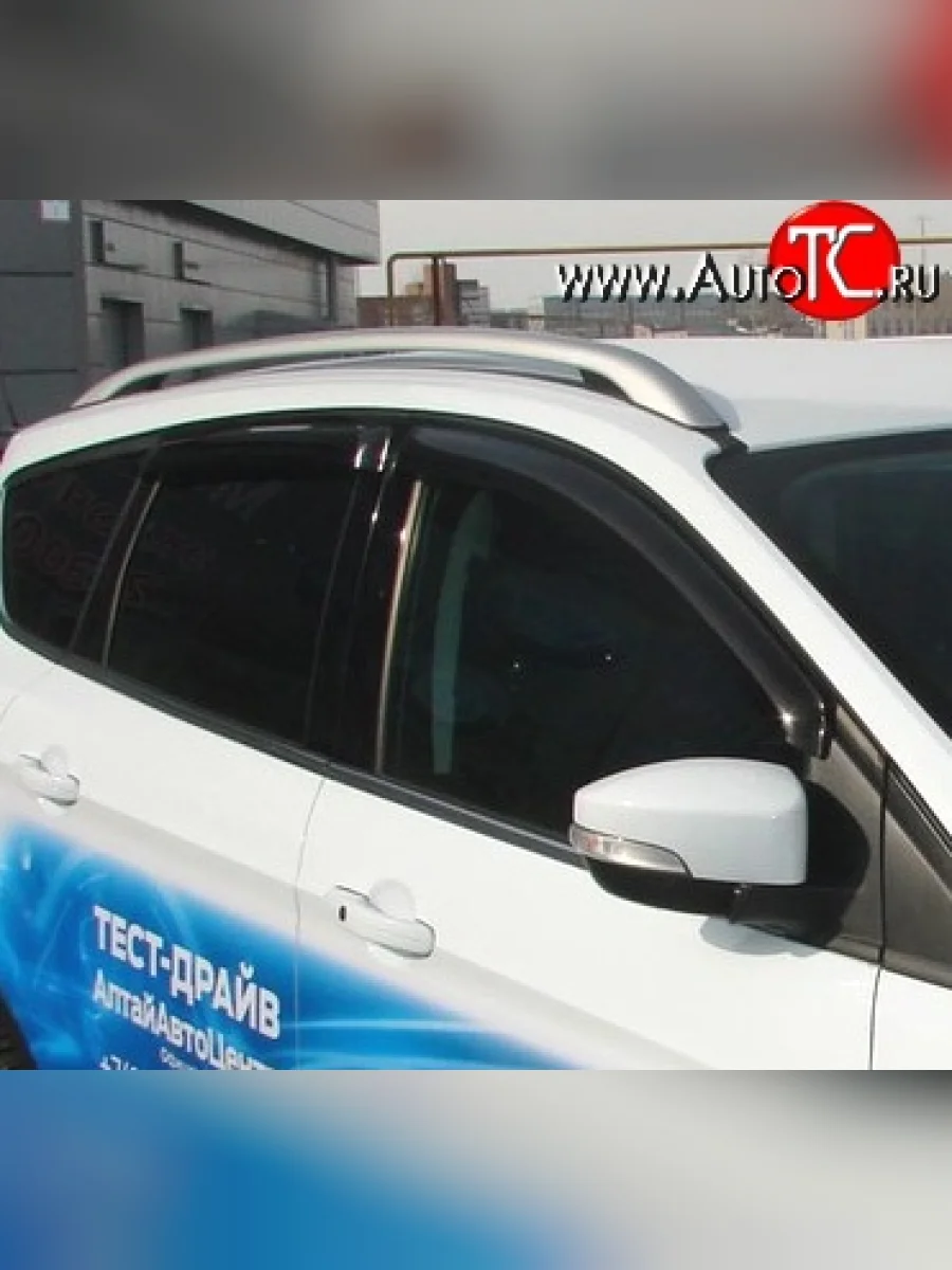 Дефлекторы окон (ветровики) 4 шт. Novline  Ford Kuga (2008-2013) 1  в Самаре Самарской области