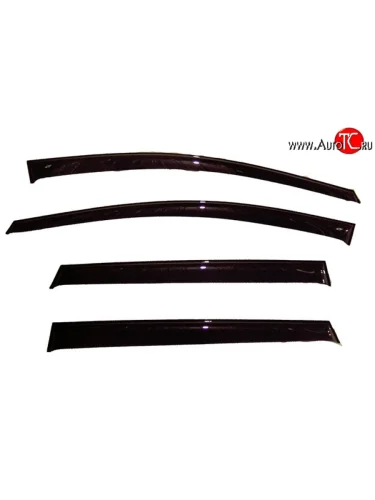 Комплект дефлекторов окон (ветровиков) 4 шт. Novline Ford Kuga  2 (2013-2016) дорестайлинг
