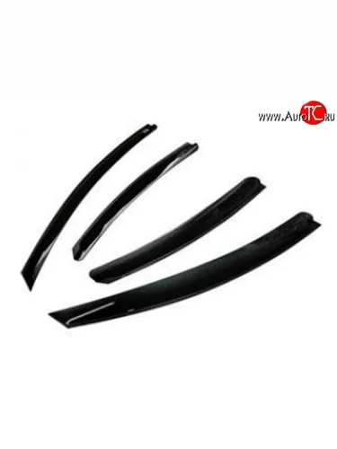 Комплект дефлекторов окон (ветровиков) 4 шт. Novline Ford Mondeo  MK5 CD391 (2014-2018) дорестайлинг седан