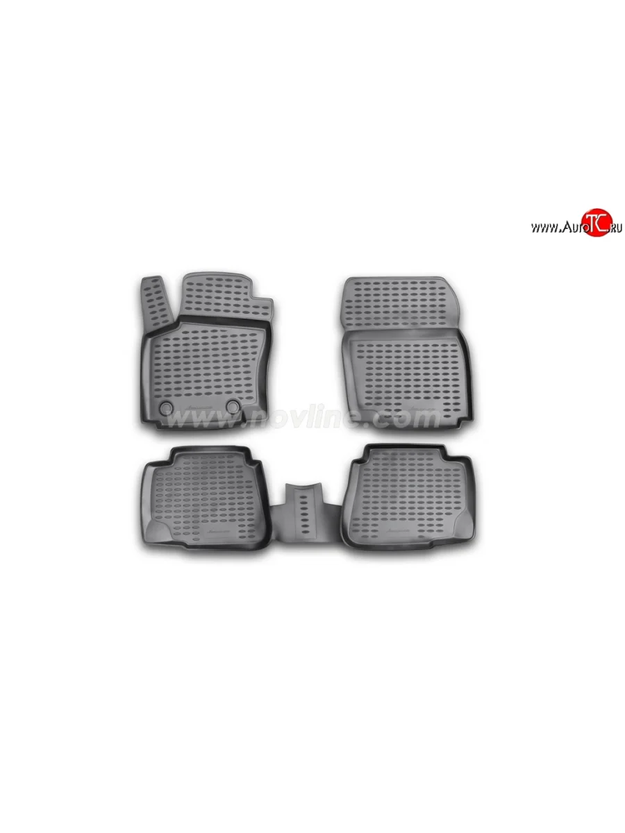 Комплект ковриков в салон Element 4 шт. (полиуретан)  Ford Mondeo (2014-2018) MK5 CD391  в Перми Пермском крае