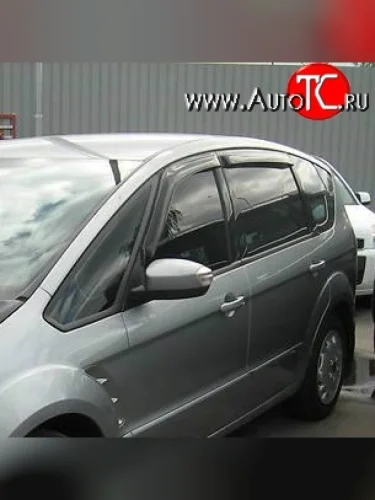 Дефлекторы окон (ветровики) Novline 4 шт Ford S-Max 1 дорестайлинг (2006-2010)