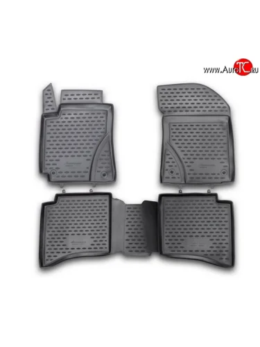 Комплект ковриков в салон (рестайлинг) Element 4 шт. (полиуретан) Geely MK (2006-2015)