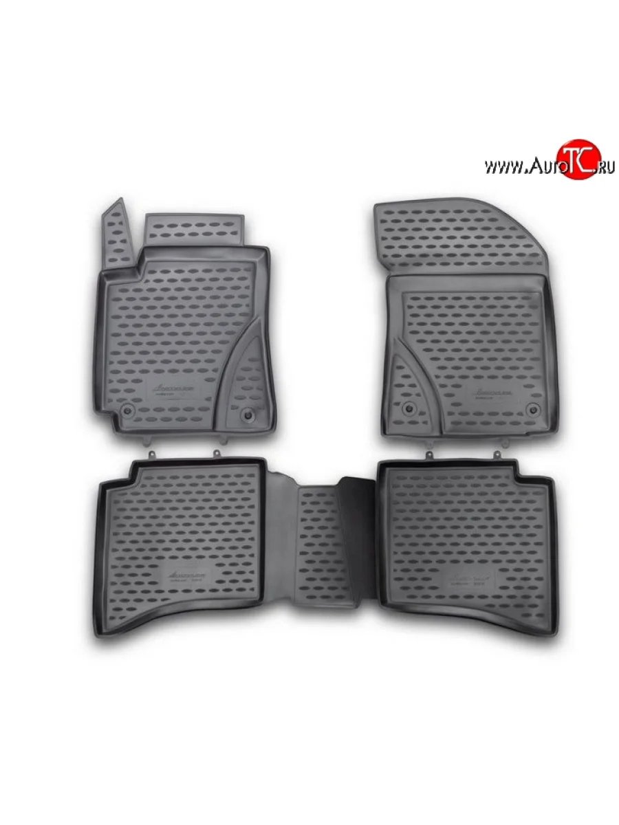 Комплект ковриков в салон (рестайлинг) Element 4 шт. (полиуретан) Geely MK (2006-2015)  с доставкой в г. Керчь