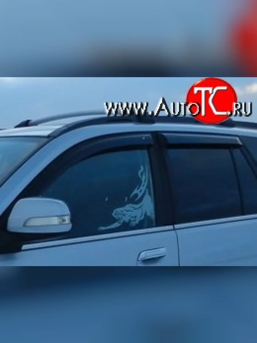 Комплект дефлекторов окон (ветровиков) 4 шт. Novline Great Wall Hover H5 (2010-2017)  в Керчи Республика Крым