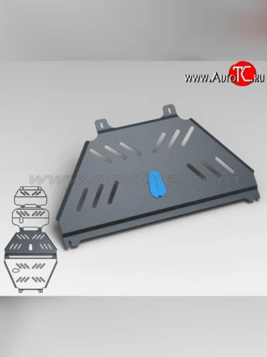 Защита коробки передач Novline (2.4, МКПП, 3 мм) Great Wall Hover H5 (2010-2017)