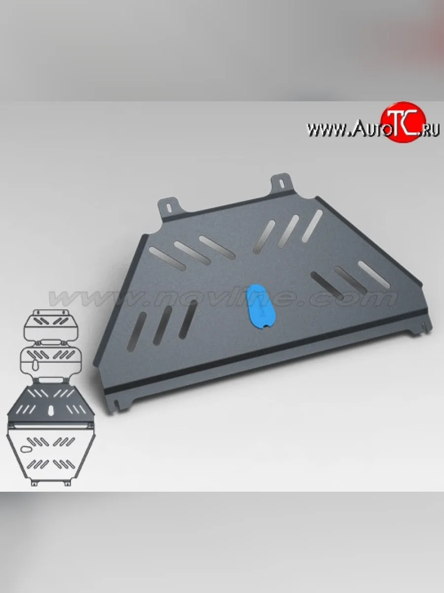 Защита коробки передач Novline (2.4, МКПП, 3 мм) Great Wall Sailor (2004-2012)  с доставкой в г. Керчь
