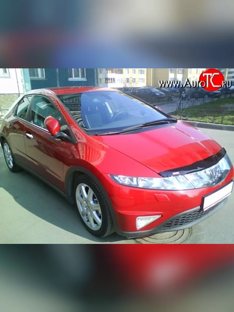 Дефлектор капота NovLine  Honda Civic (2005-2011) FK,FN  в Керчи Республика Крым