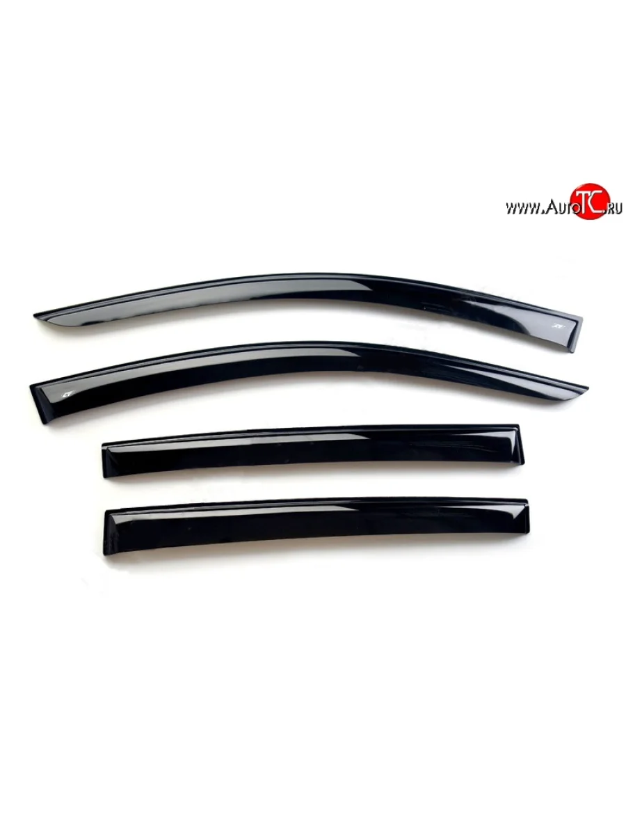 Дефлекторы окон (ветровики) Novline 4 шт. (5D, хетчбек)  Honda Civic (2011-2016) FK2  в Самаре Самарской области