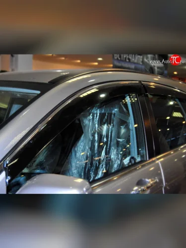 Дефлекторы окон (ветровики) Novline 4 шт Honda CR-V  RE1,RE2,RE3,RE4,RE5,RE7 (2007-2010) дорестайлинг