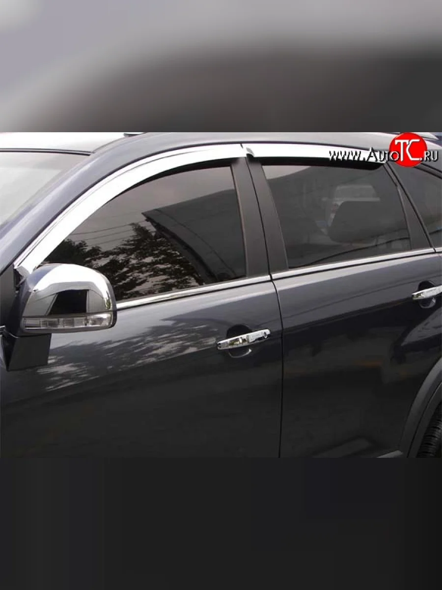 Дефлекторы окон (ветровики) Novline 4 шт  Honda CR-V (2007-2010) RE1,RE2,RE3,RE4,RE5,RE7  в Воронеже Воронежской области