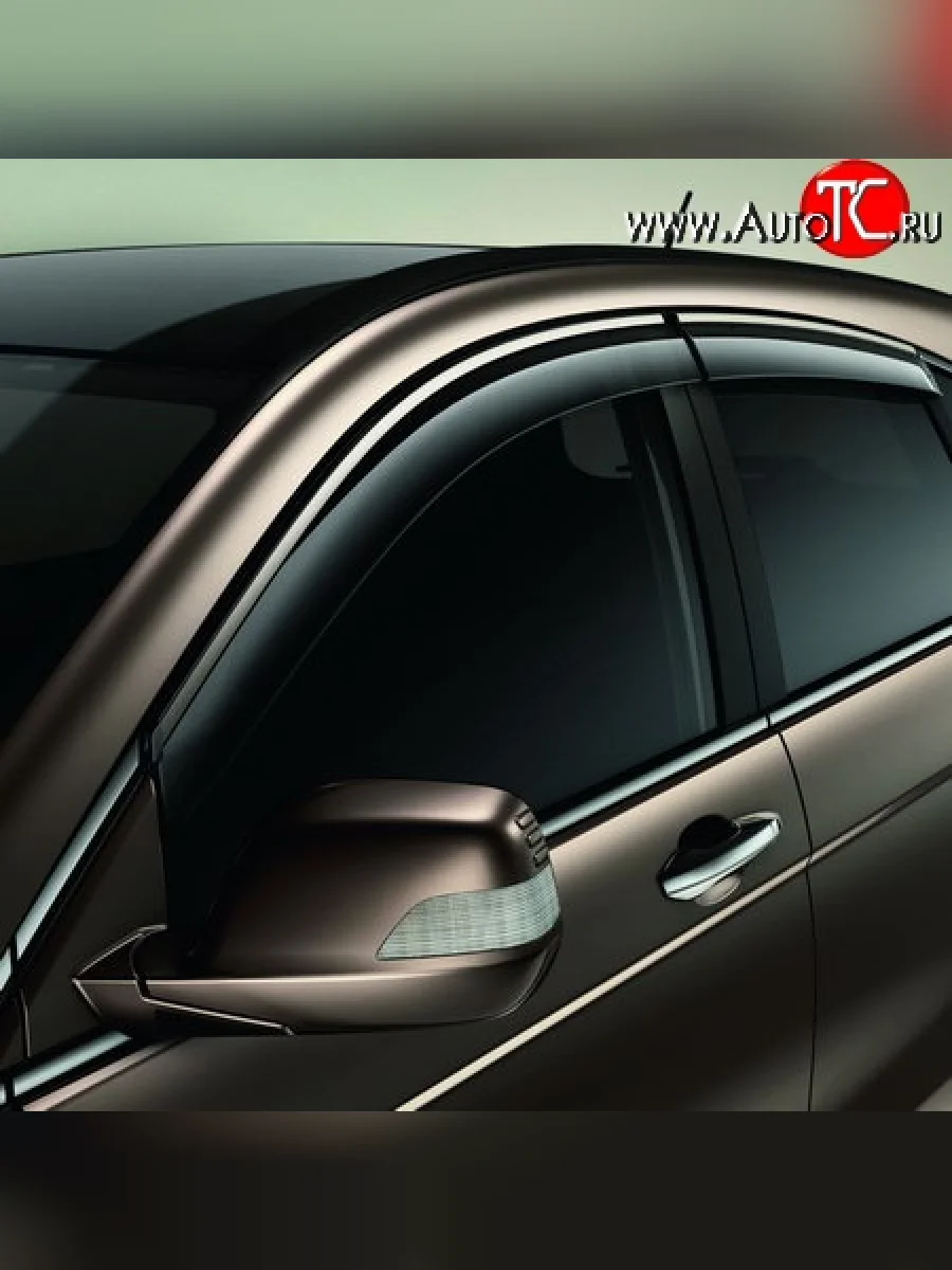 Дефлекторы окон (ветровики) Novline 4 шт. Honda CR-V RM1,RM3,RM4 дорестайлинг (2012-2015)  в Воронеже Воронежской области
