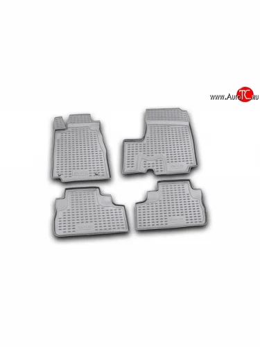 Комплект ковриков в салон (c савбуфером) Element 4 шт. (полиуретан). Honda CR-V RE1,RE2,RE3,RE4,RE5,RE7 дорестайлинг (2007-2010)