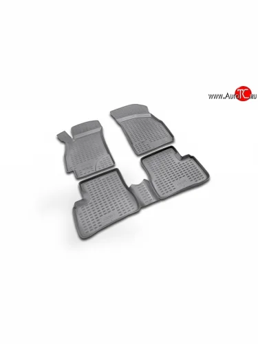 Коврики в салон Element 4 шт. (полиуретан) Hyundai Accent 2 LC седан дорестайлинг (ТагАЗ) (1999-2012)